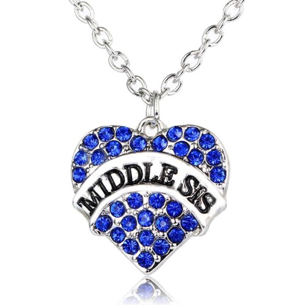Blue Middle Sis Necklace