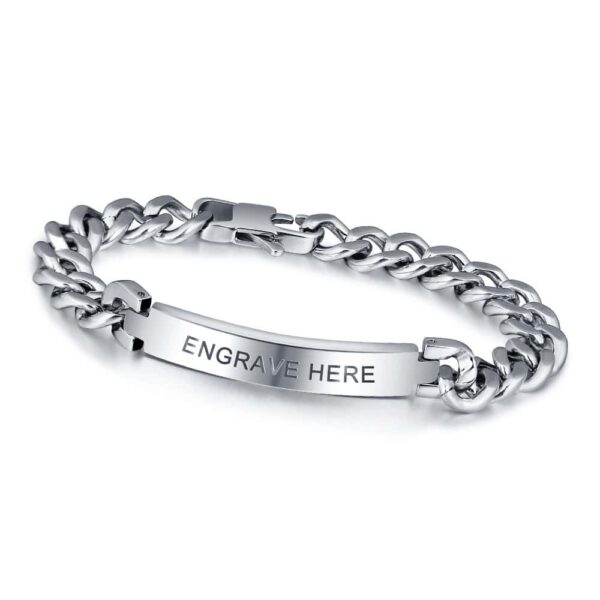 Personalised Titanium Steel Bracelet