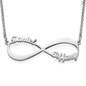 Sterling Silver Infinity Name Necklace