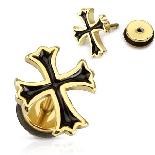FAKE PLUG EARRING