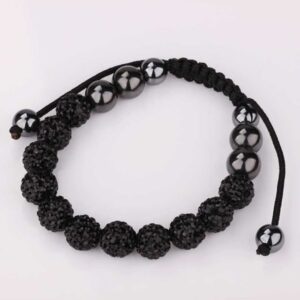 Black Shamballa Bracelet