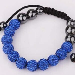 Bright Blue Shamballa Bracelet