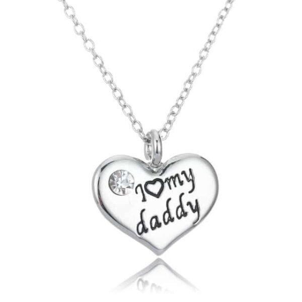 I Love My Daddy Diamante Necklace