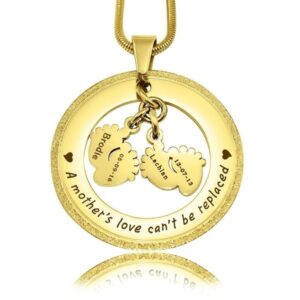 Sparkling Cant Be Replaced Necklace - Double Feet 12mm - Gold
