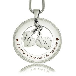 Sparkling Cant Be Replaced Necklace - Double Feet 12mm - Silver