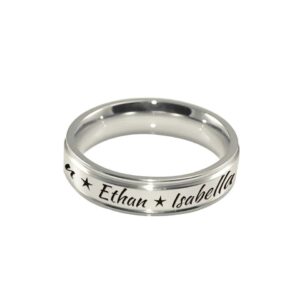 BF Personalised Ring - Silver