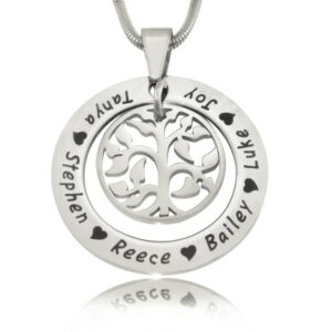 My Family Tree Necklace - Silver