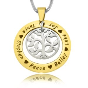 My Family Tree Necklace -Two Tone
