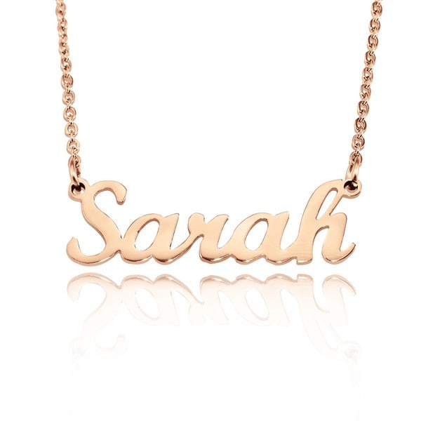 Name Necklace 1.5mm Thickness - Rose Gold