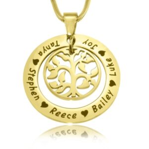 My Family Tree Necklace - Gold