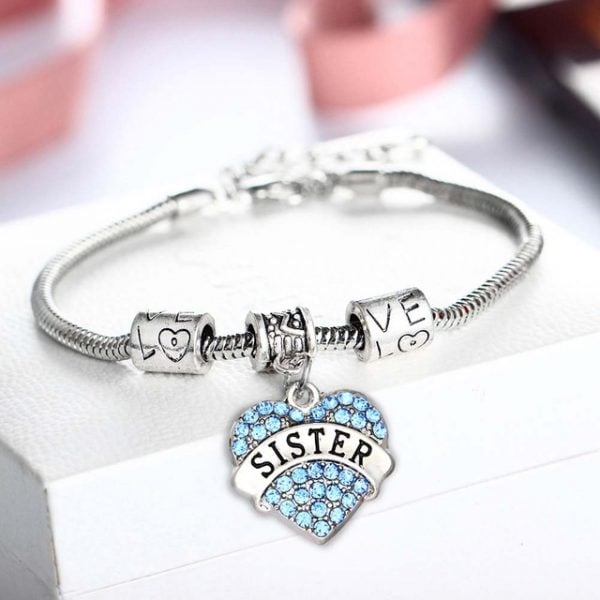 Pale Blue Sister Bracelet