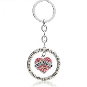 Love, Dream, Hope, Trust Best Friend Keyring