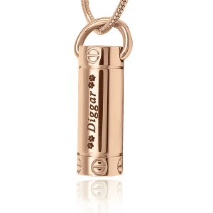 Memory Canister Necklace - Rose Gold