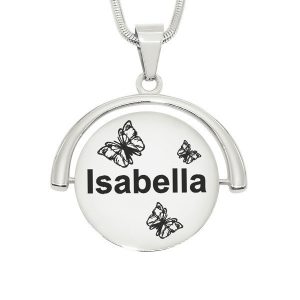My Secret Spinning Necklace Silver