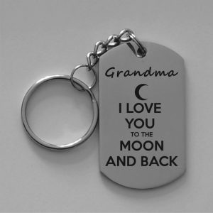 Grandma I Love You to the Moon and Back - Keyring