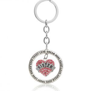 Love, Dream, Hope, Trust Sister Keyring