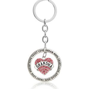 Love, Dream, Hope, Trust Grandma Keyring
