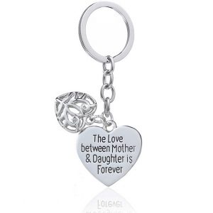 The Love Between Mother & Daughter is Forever Keyring