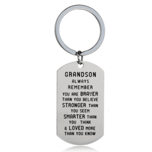 Grandson - Always Remember - Keyring