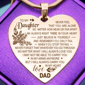 Carry You in My Heart Personalised Necklace