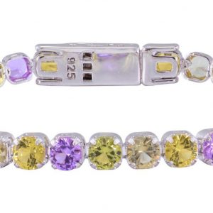 Isla Multi Colour CZ Stone Bracelet