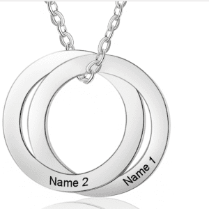 Stainless Steel 2 Russian Ring Necklace
