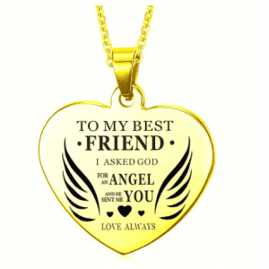To My BEST FRIEND..... Gold Necklace