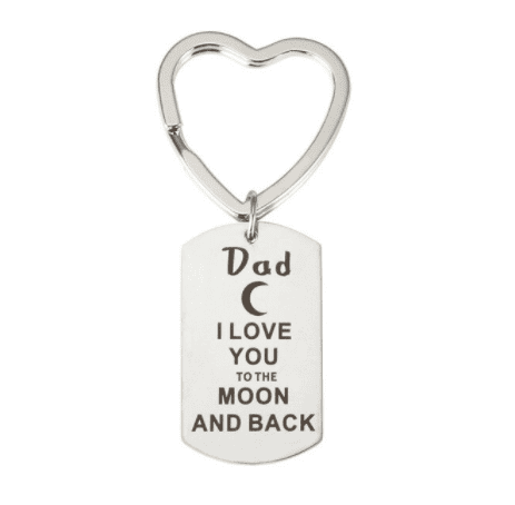 Dad I Love You to the Moon and Back - Keyring