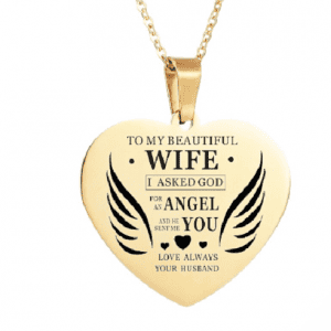 To My Beautiful Wife..... Gold Necklace