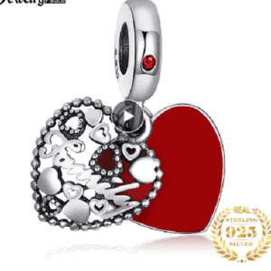 Beautiful Sterling Silver Family Charm