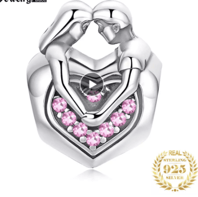 Faithful Love Sterling Silver Charm