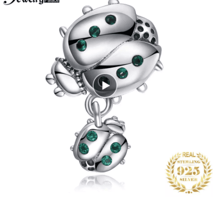 Sterling Silver Ladybird Charm