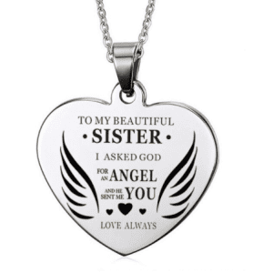 To My Beautiful SISTER..... Silver Necklace