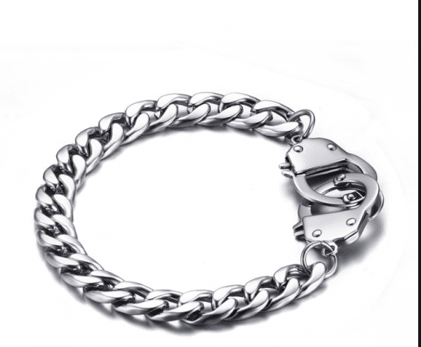 Stainless Steel Handcuff Bracelet