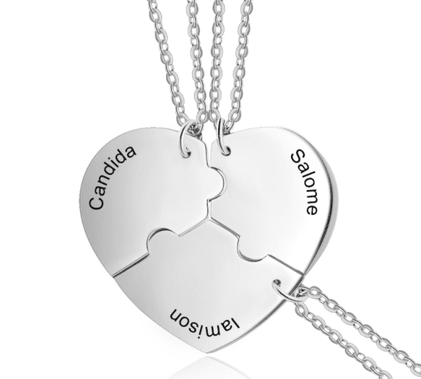 Stainless Steel Puzzle Necklace