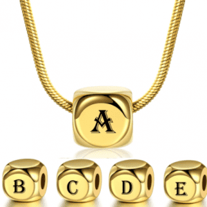 Initial Necklaces in Gold Plating