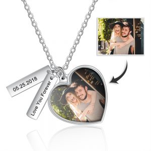 Colour Photo Necklace with Two Tags