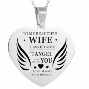 To My Beautiful Wife..... Silver Necklace