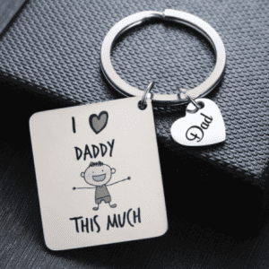 I Love Daddy This Much - Keyring