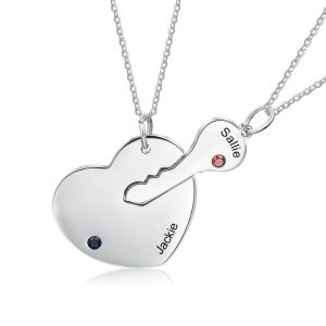 Birthstone Personalised Stainless Steel Necklace