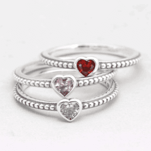 One Love CZ Ring Band Ring