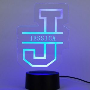 Personalised Letter Night Light LED Night Lamp 7 Colours Change