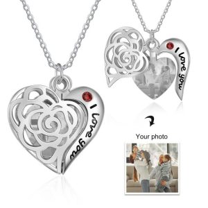 Heart-shaped necklace Personalised Photo
