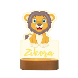 Personalised Lion Night Lamp