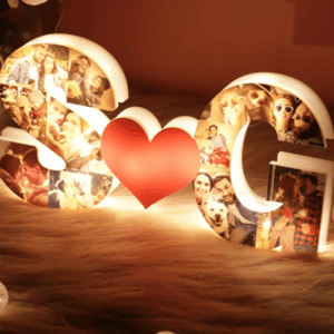 Personalised Couples Night Light