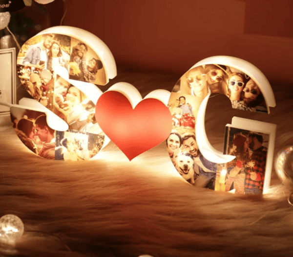 Personalised Couples Night Light