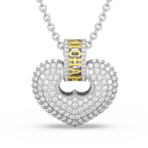 Personalised Gold Plated Silver 3D Name Necklace