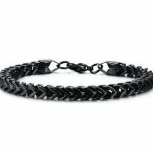 Men's Black Stainless Steel Bracelet