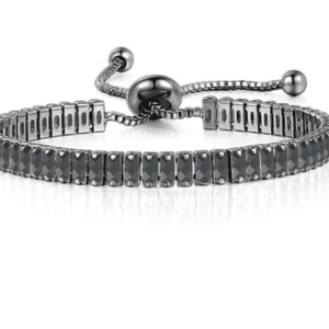 Luxury Black Adjustable Tennis Bracelet