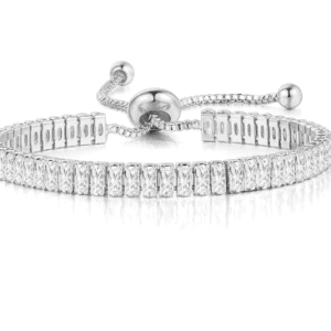 Luxury Clear Crystal Adjustable Tennis Bracelet
